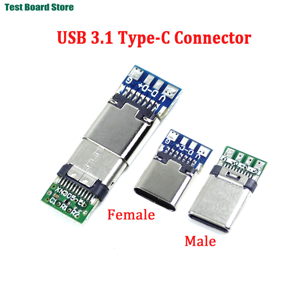 10 adet USB 3.1 Tip-C Konnektö - Pcb Holder Clamp incelemesi ve fiyatı
