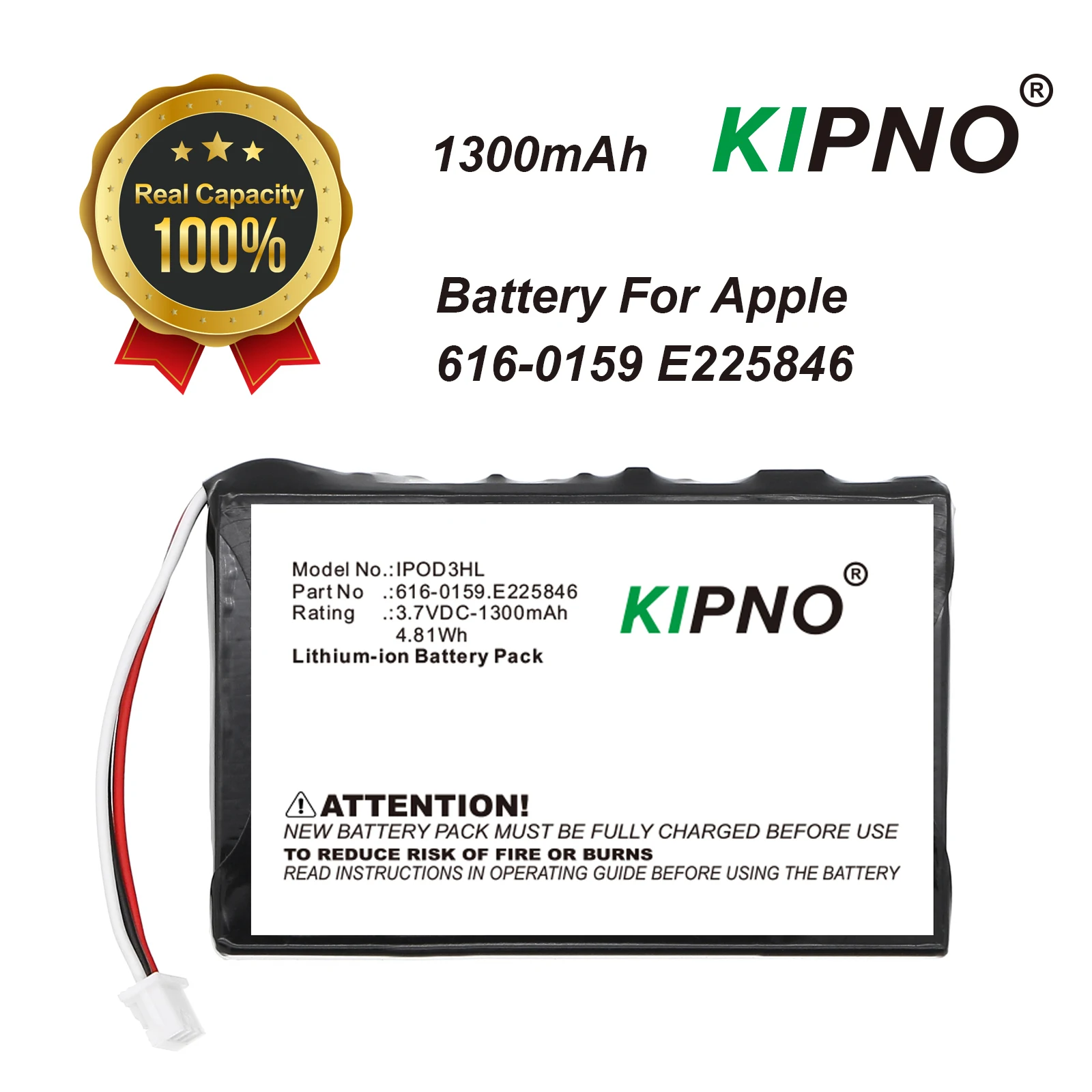 KIPNO Pil IPod 3 3G 3. Nesil A - Phone Battery Replacement incelemesi ve fiyatı