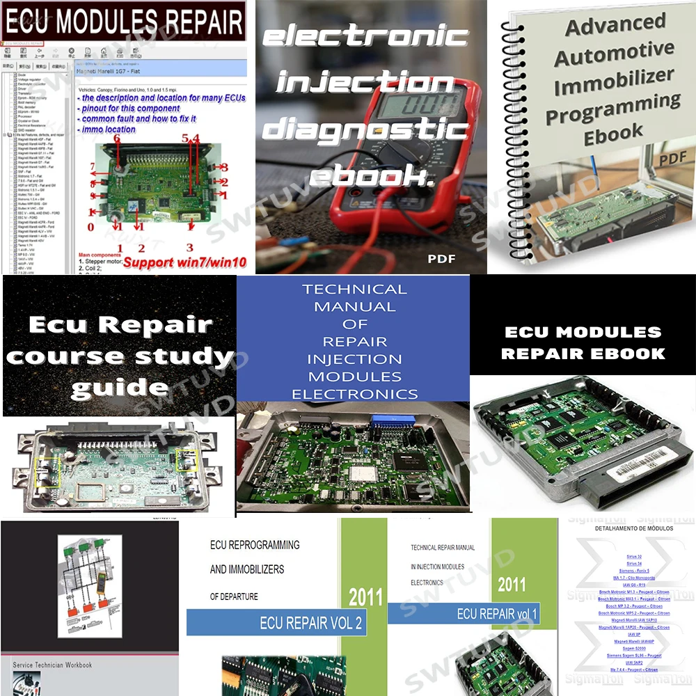 10 adet ECU onarım e-kitap der - Electronics Repair Guide incelemesi ve fiyatı